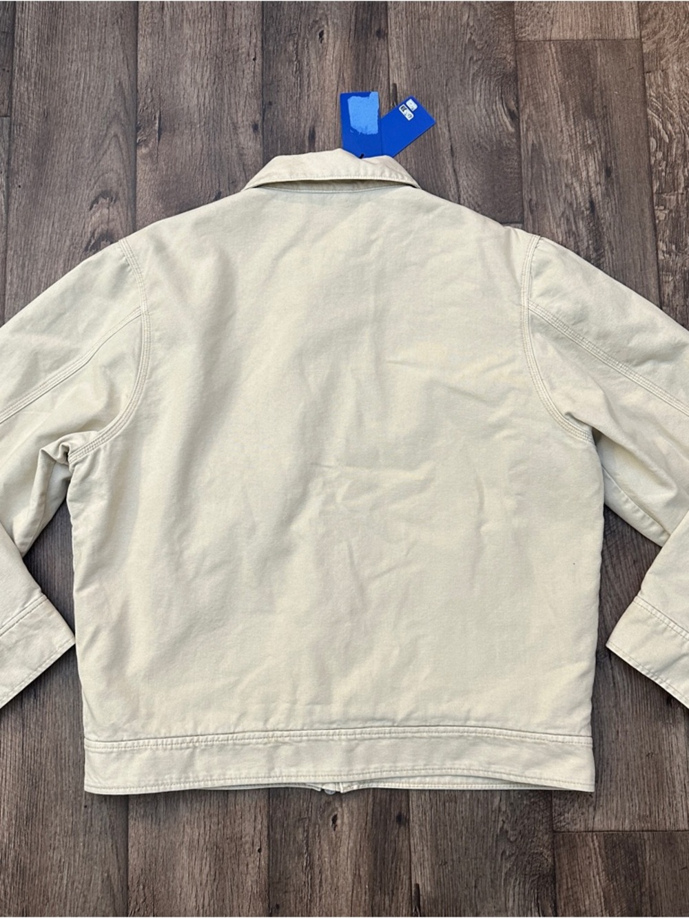 Hugo Boss Regular Fit Utility Natural Cotton Canvas Jacket Men’s Size XXL Beige - Picture 13 of 16